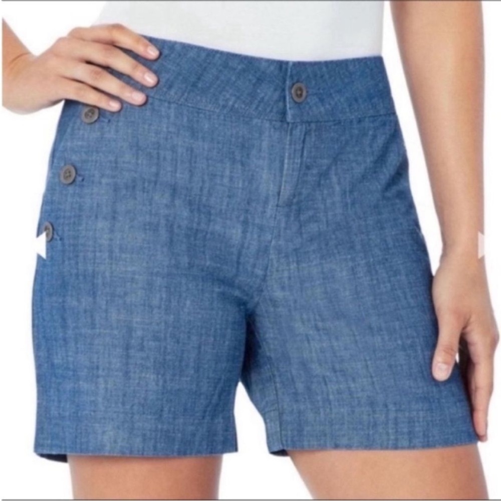 The Limited Blue Chambray Tailored Shorts - NWT - Size 10!